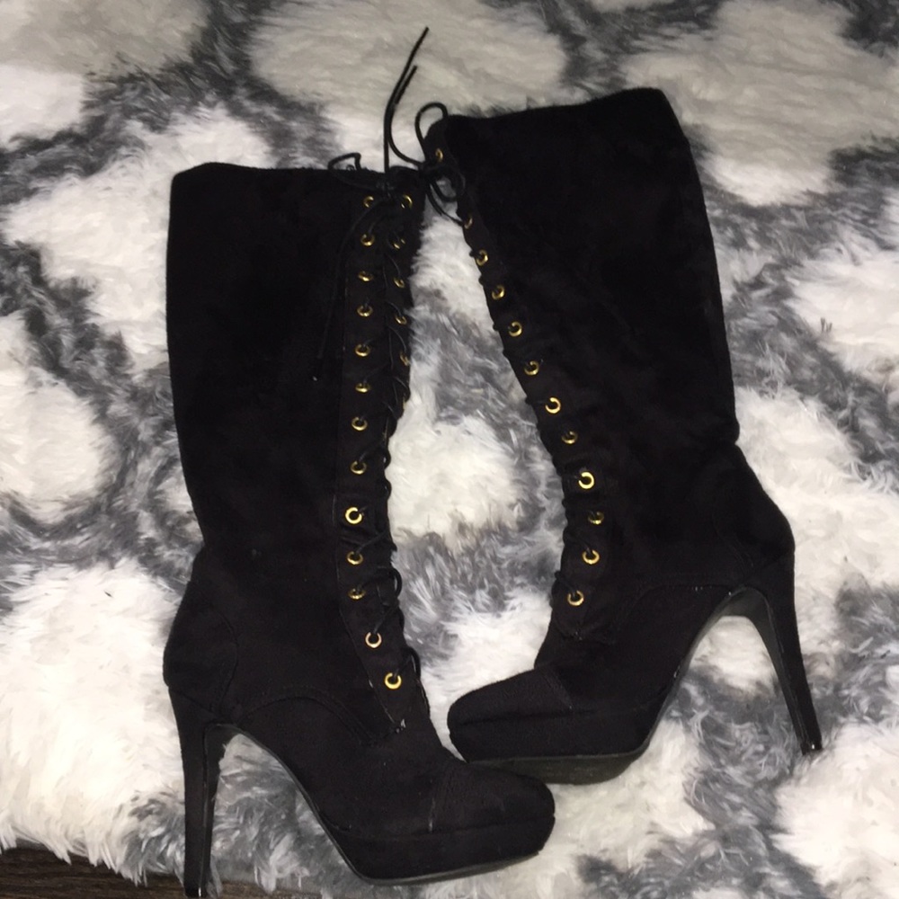 Faux Suede Boots